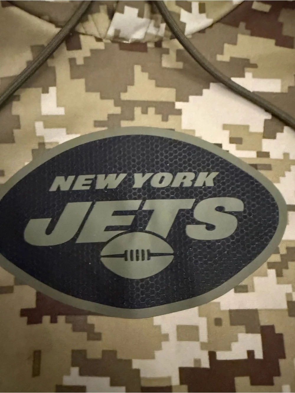 New York Jets Nike Salute to Service Therma-Fit Camouflage Hoodie
